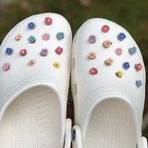 Set 26pcs Daisy Flowers Shoe Charms